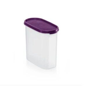 NEW Tupperware Modular Mat Oval #3 1.7L | Purple Lid